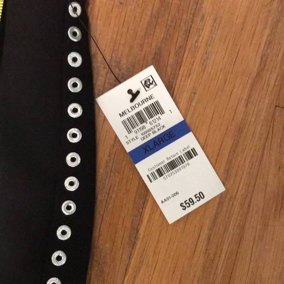 🆕 Bar III Black pants with silver grommets - Picture 5 of 5